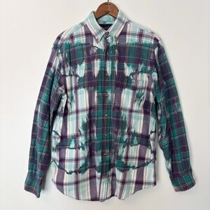 Urban Outfitters Vintage Renewal Tie-Dye Button Down Shirt Medium